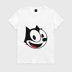 Женская футболка Cat Felix head