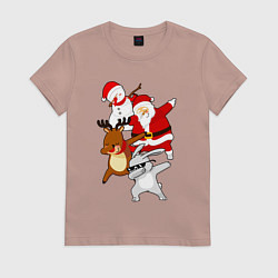 Женская футболка Все герои нового года ДЭБуют