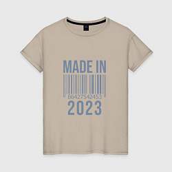 Женская футболка Made in 2023