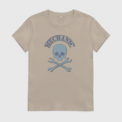 Женская футболка Механика