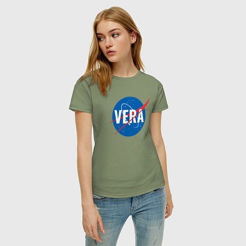 Женская футболка Вера в стиле NASA / Авокадо – фото 3