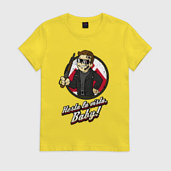 Женская футболка Vault boy - terminator