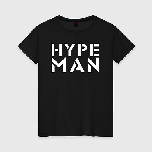 Женская футболка Hype man / Черный – фото 1