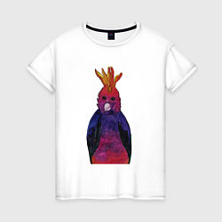 Женская футболка Пестрый попугай