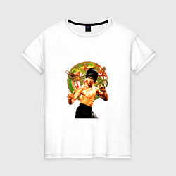 Женская футболка Bruce Lee kung fu