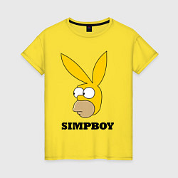 Женская футболка Simpboy - rabbit Homer