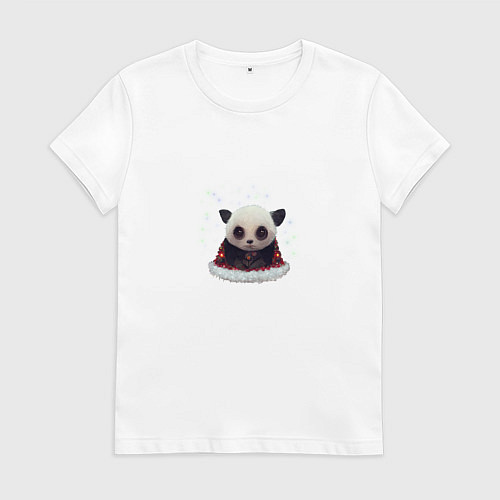 Женская футболка Понурый панда / Белый – фото 1