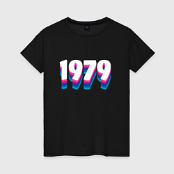Женская футболка Made in 1979 vintage art