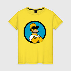 Женская футболка Гомер Симпсон - крутой чувак