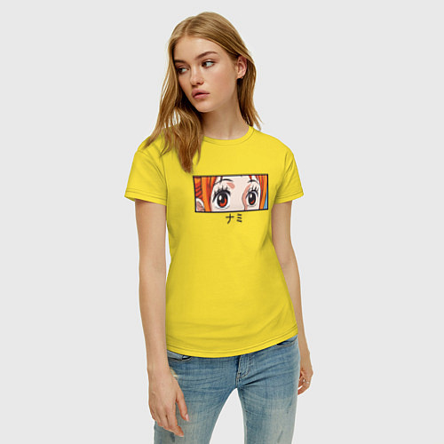Женская футболка Нами / Желтый – фото 3