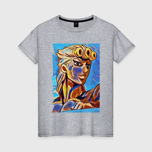 Женская футболка Джорно Джованна - character / Меланж – фото 1