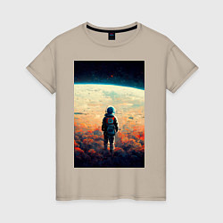Женская футболка I want to be an astronaut