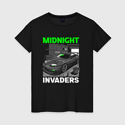 Женская футболка Midnight inviders - Toyota Supra