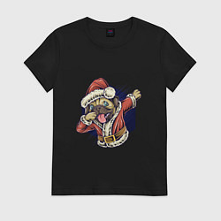 Женская футболка New year pug