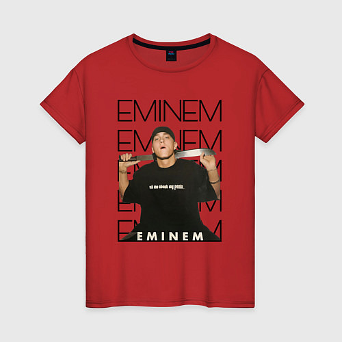 Женская футболка Eminem Slim Shady / Красный – фото 1