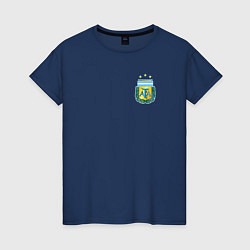 Женская футболка Герб федерации футбола Аргентины