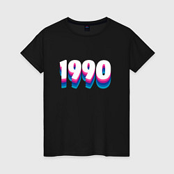 Женская футболка Made in 1990 vintage art