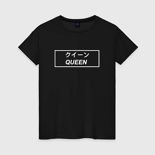 Женская футболка Queen art / Черный – фото 1