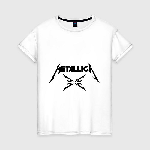 Женская футболка Metallica / Белый – фото 1