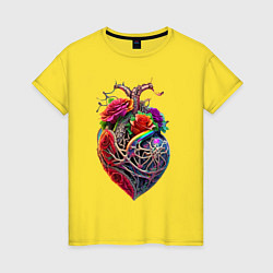 Женская футболка Сердце из кости