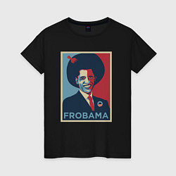 Женская футболка Frobama