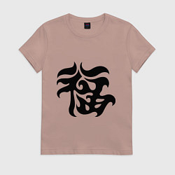 Женская футболка Японский иероглиф - Удача