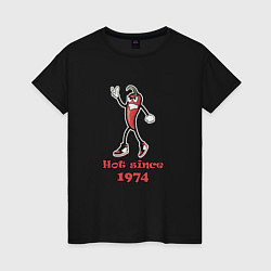 Женская футболка Hot since 1974