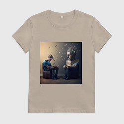 Женская футболка Зазеркалье