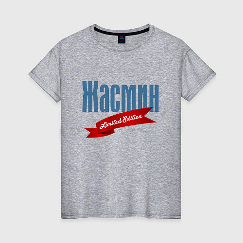 Женская футболка Жасмин - limited edition / Меланж – фото 1