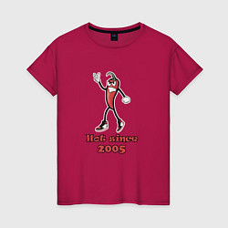 Женская футболка Hot since 2005