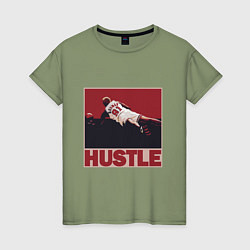 Женская футболка Rodman hustle