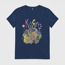 Женская футболка Мультяшный Корн
