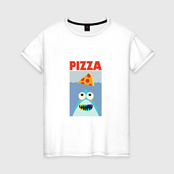Женская футболка Pizza jaws
