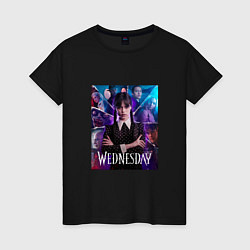 Женская футболка Wednesday series