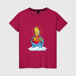 Женская футболка Святой пончик