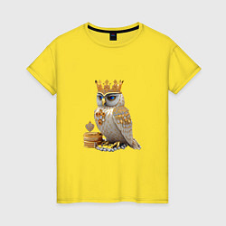 Женская футболка Золотая сова