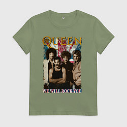 Женская футболка Queen винтаж
