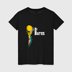 Женская футболка Мистер Бёрнс