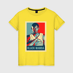 Женская футболка Black mamba poster