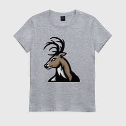 Женская футболка Deer mood