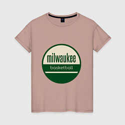 Женская футболка Milwaukee basketball