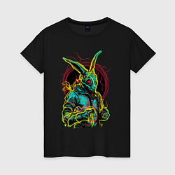 Женская футболка Кролик мутант