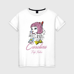Женская футболка Carolina - pulp fiction