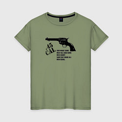 Женская футболка Револьвер Кольта