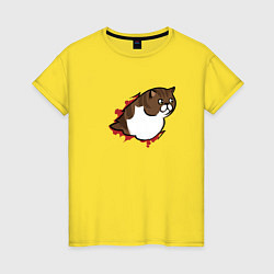 Женская футболка Чужой кот