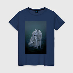 Женская футболка Арктические волки