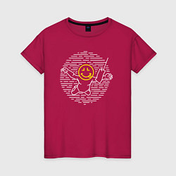 Женская футболка Нирвана лого арт