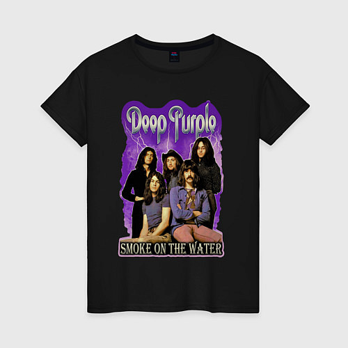 Женская футболка Deep Purple rock / Черный – фото 1