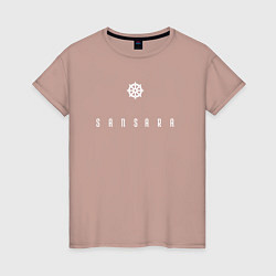 Женская футболка Колесо Sansara