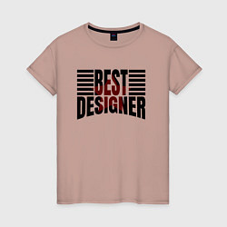 Женская футболка Best designer и линии